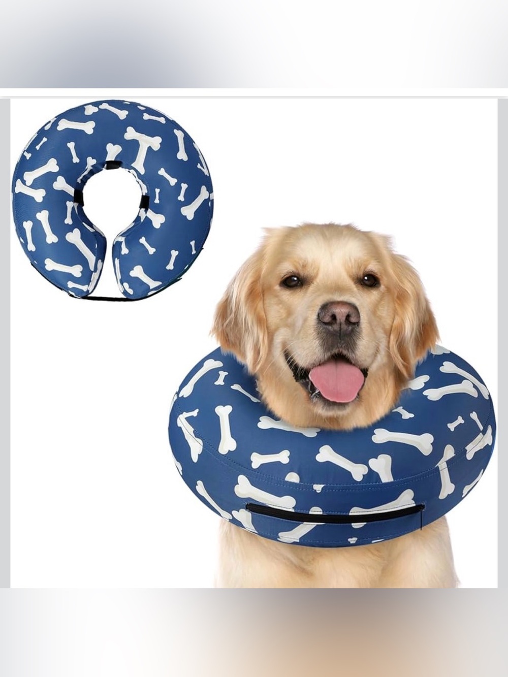 The Supet Inflatable Dog Cone, Size XL, NIB.